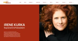 Chrisse Bertram Webdesign Portfolio Webseite irenekurka.de